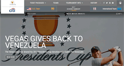 Desktop Screenshot of presidentscup.com